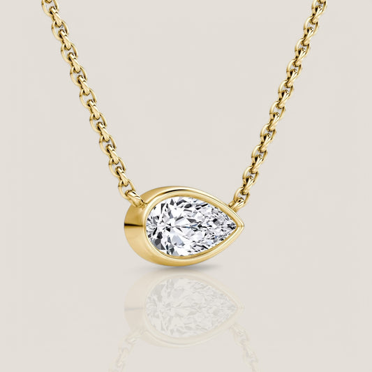 The Solitaire Bezel Pendant 1CT
