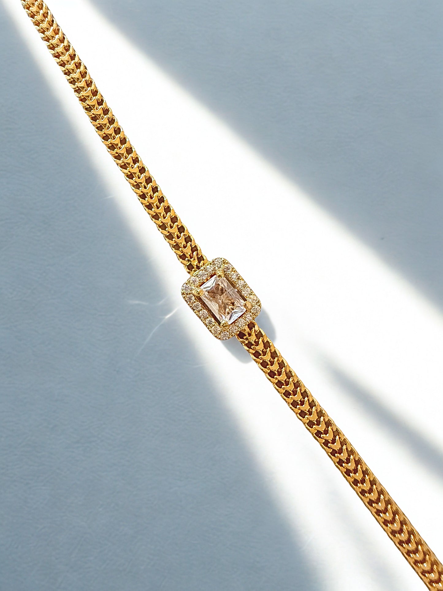 Curb-Link charm bracelet