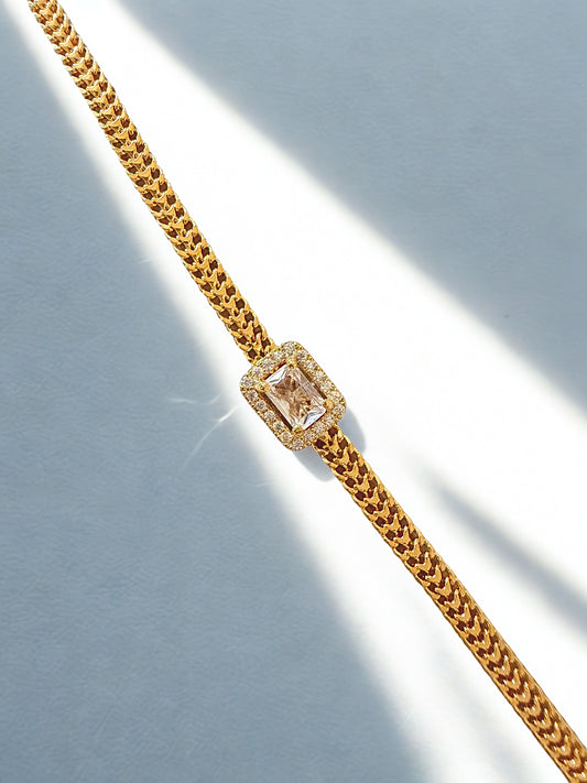 Curb-Link charm bracelet