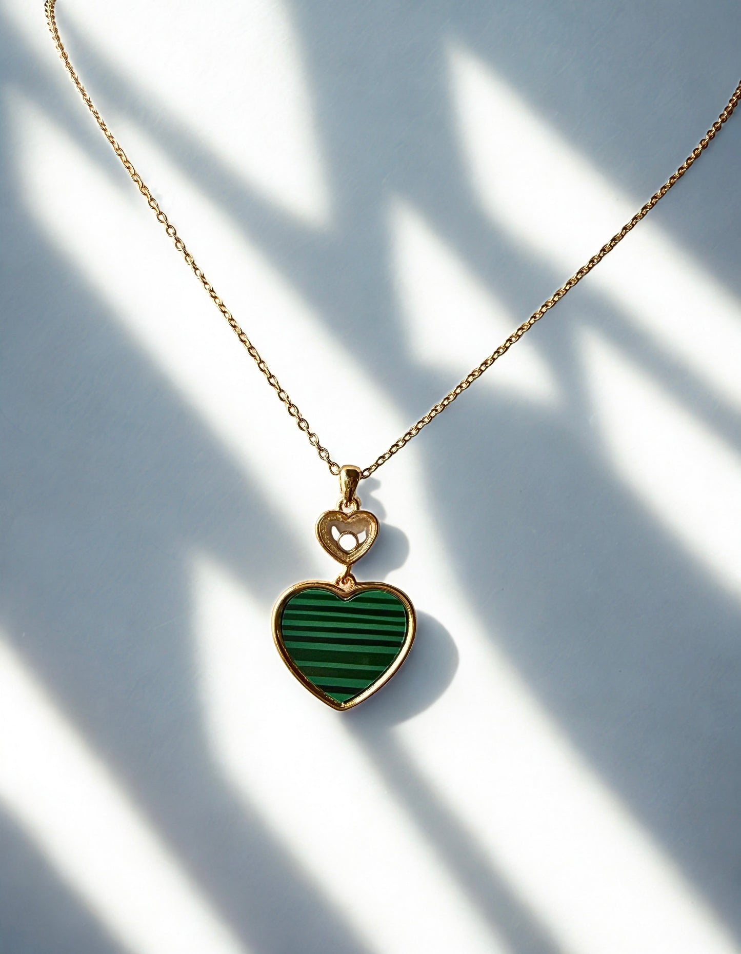 Malachite Heart Pendant