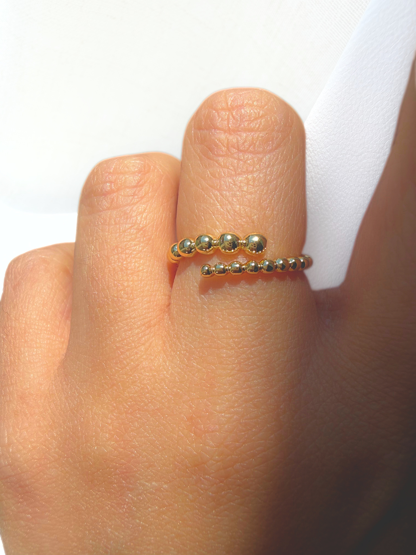 The beaded band
