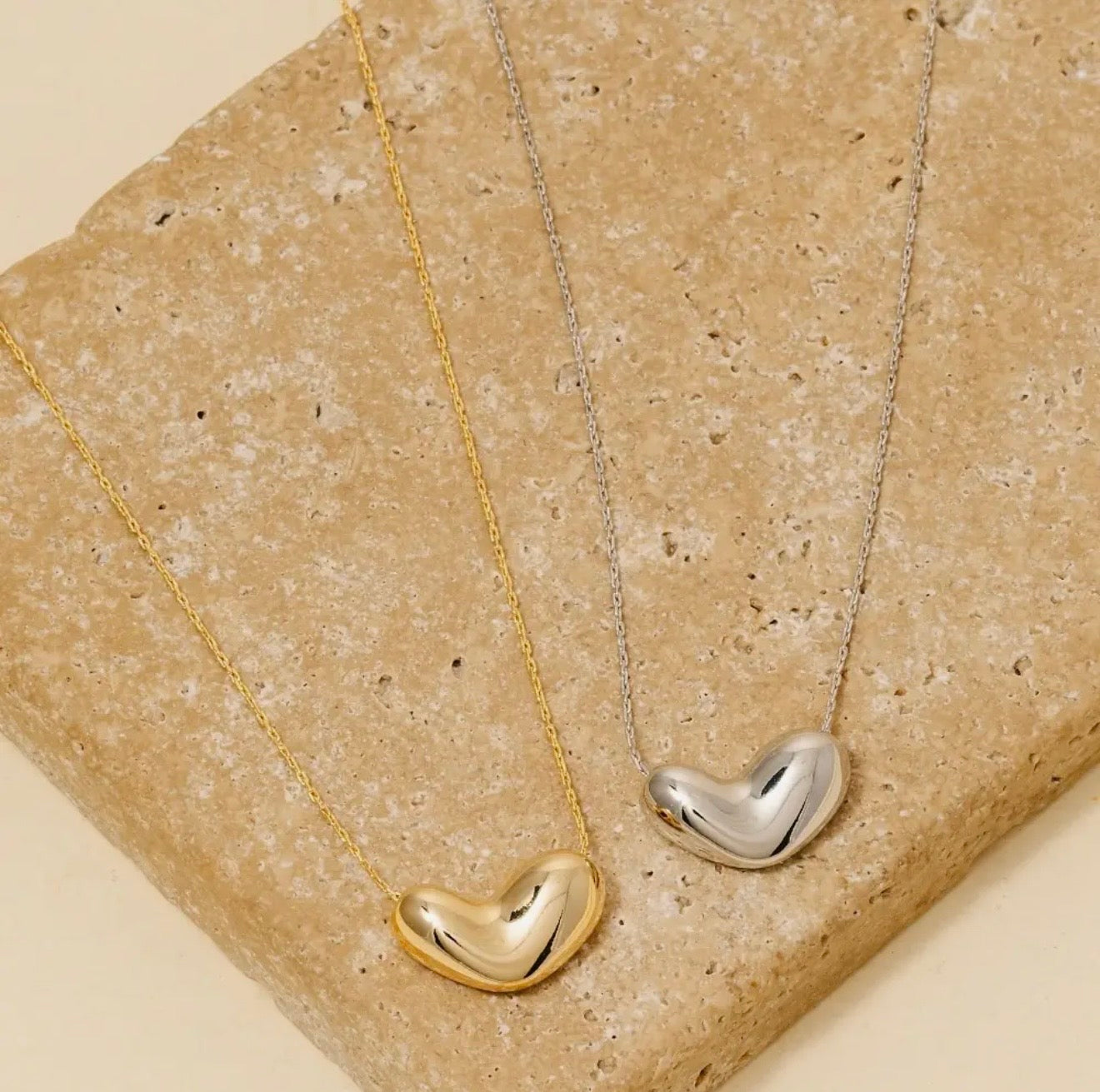 Bubble heart pendant