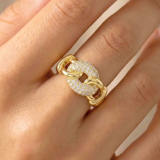 Linked Together Ring