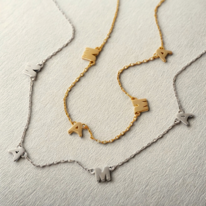 Mama charm necklace
