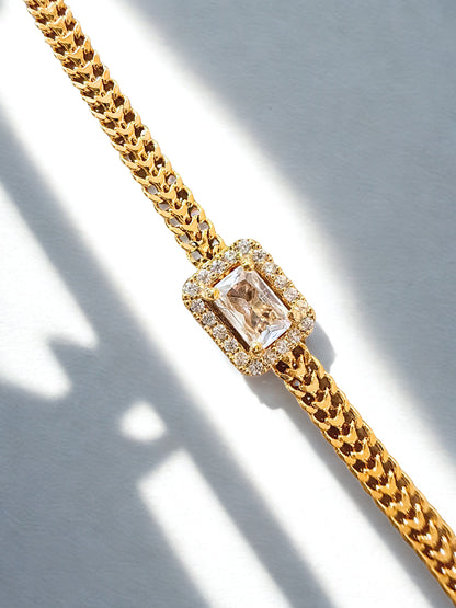 Curb-Link charm bracelet